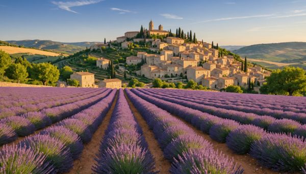 Drôme provençale : lavandes, champs et villages perchés avec ciela village