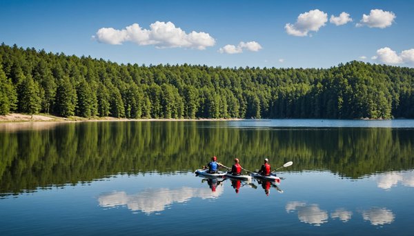 Lac de léon : paradis des sports nautiques dans les landes